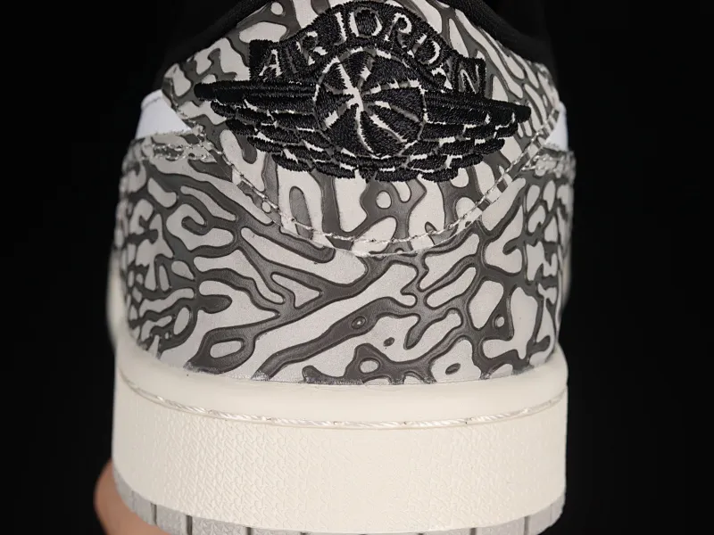 All categories Air Jordan Jordan series basketball shoes Air Jordan 1 Low Z version Air Jordan 1 Low OG "Black Cement" AJ1 Joe 1 black cement low-top cultural casual sneakers CZ0790-001